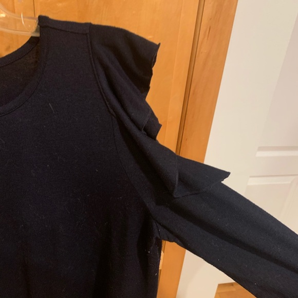 Loft Cold Shoulder Ruffle Top - Picture 2 of 4